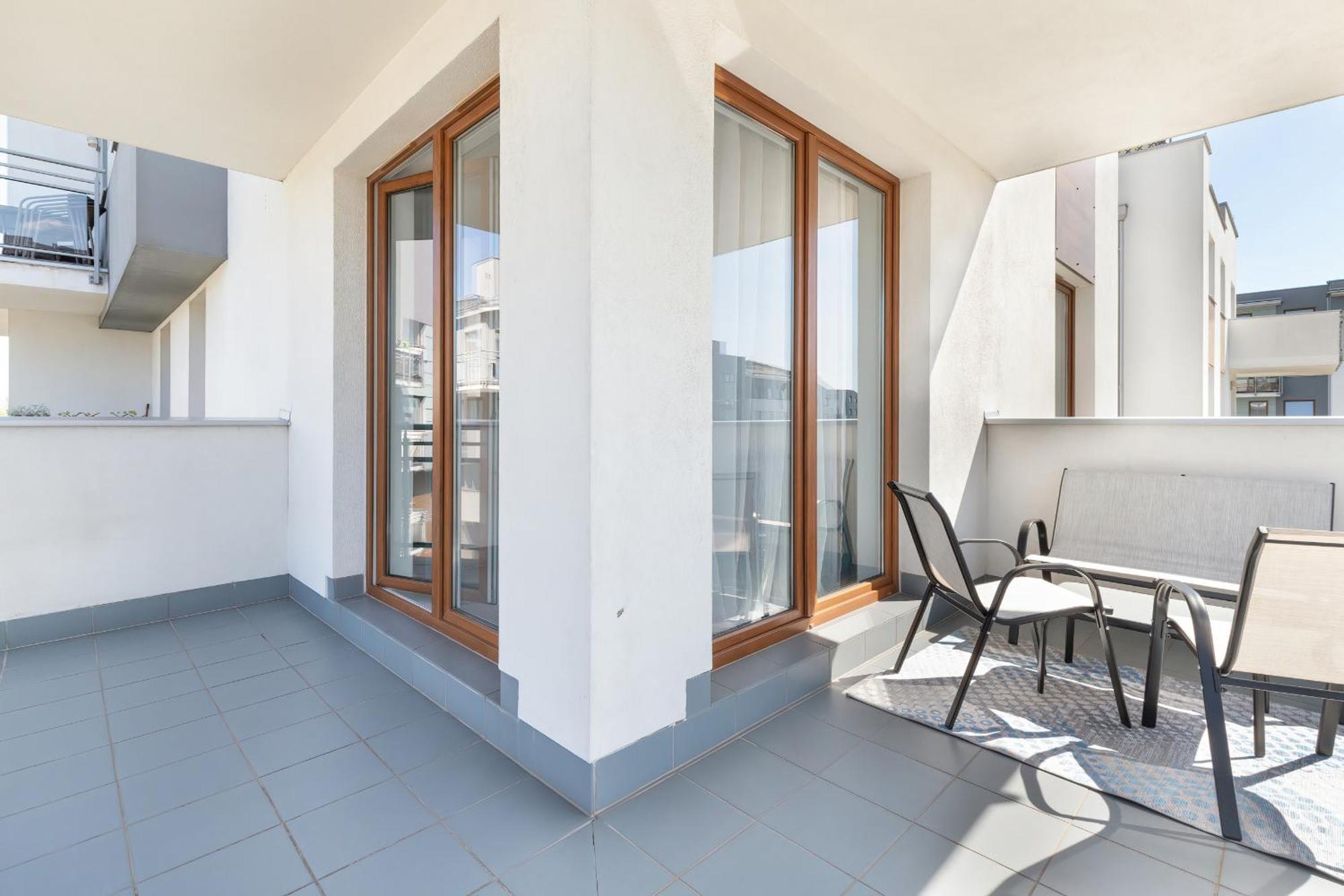 Jasny & Przestronny Apartament Z Balkonem I Parkingiem By Rent Like Home Gdyně Exteriér fotografie